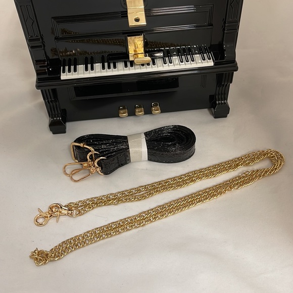 🆕 Novelty Piano Crossbody Purse Bag - Picture 9 of 11